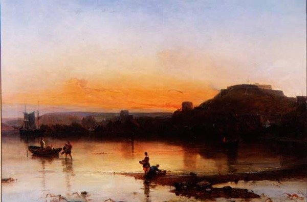 Fort Regent vid solnedgången av Alfred Clint