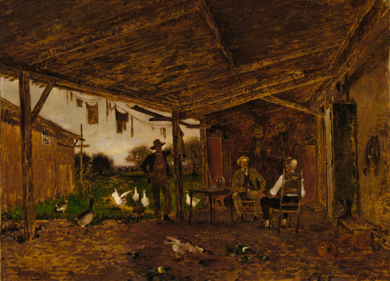 Vänliga grannar, ca. 1909. av Alfred Cornelius Howland