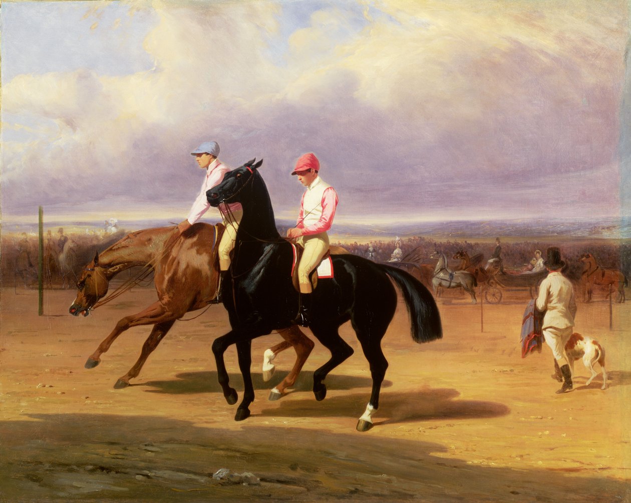 About to Go Down (olja på duk) av Alfred Dedreux