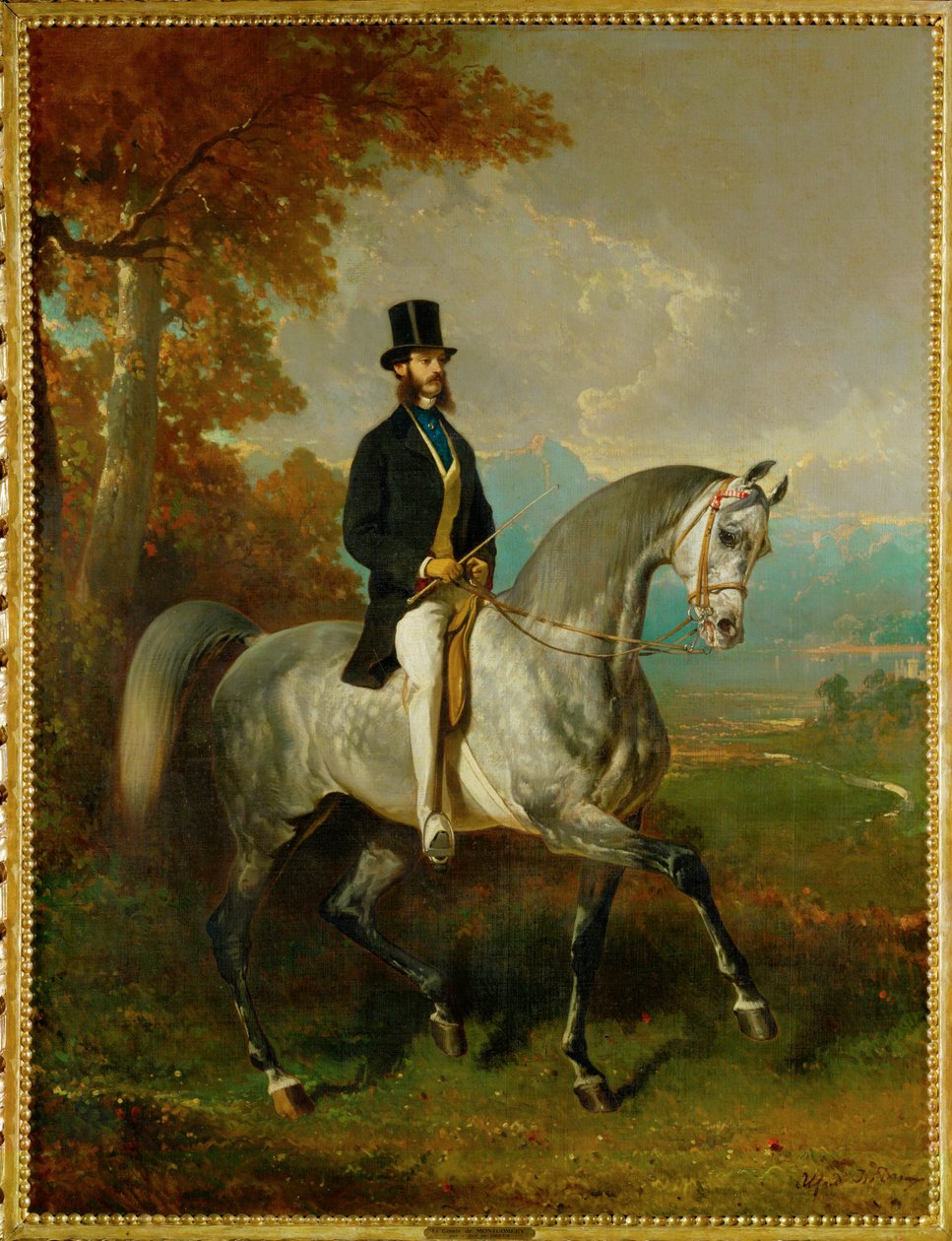 Conte Alfred de Montgomery... av Alfred Dedreux or de Dreux