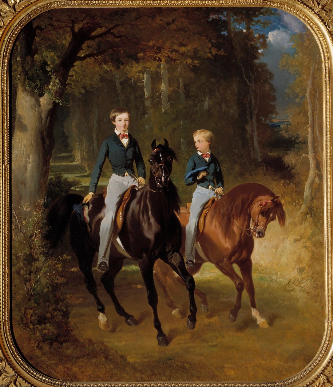 Ridsporträtt av Louis Philippe Albert d