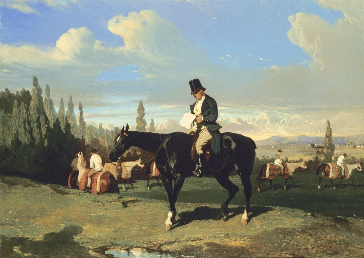 Tränaren (olja på duk) av Alfred Dedreux