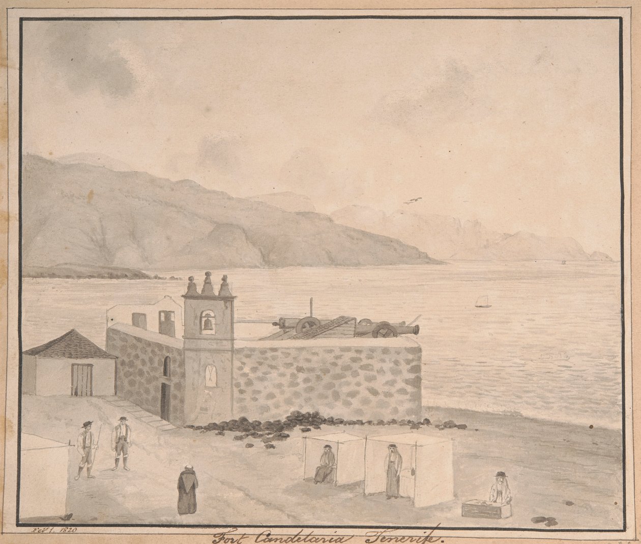 Fort Candelaria, Teneriffa av Alfred Diston