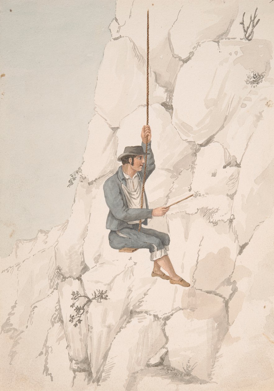 Gomero, Orchilla-samlare av Alfred Diston