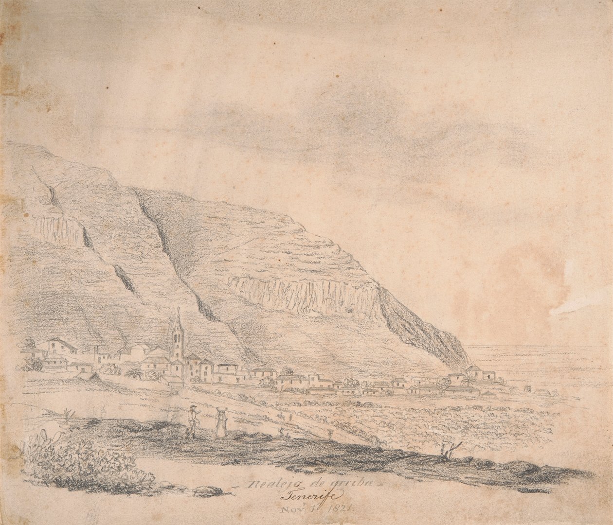 Realejo från ovan, Teneriffa av Alfred Diston