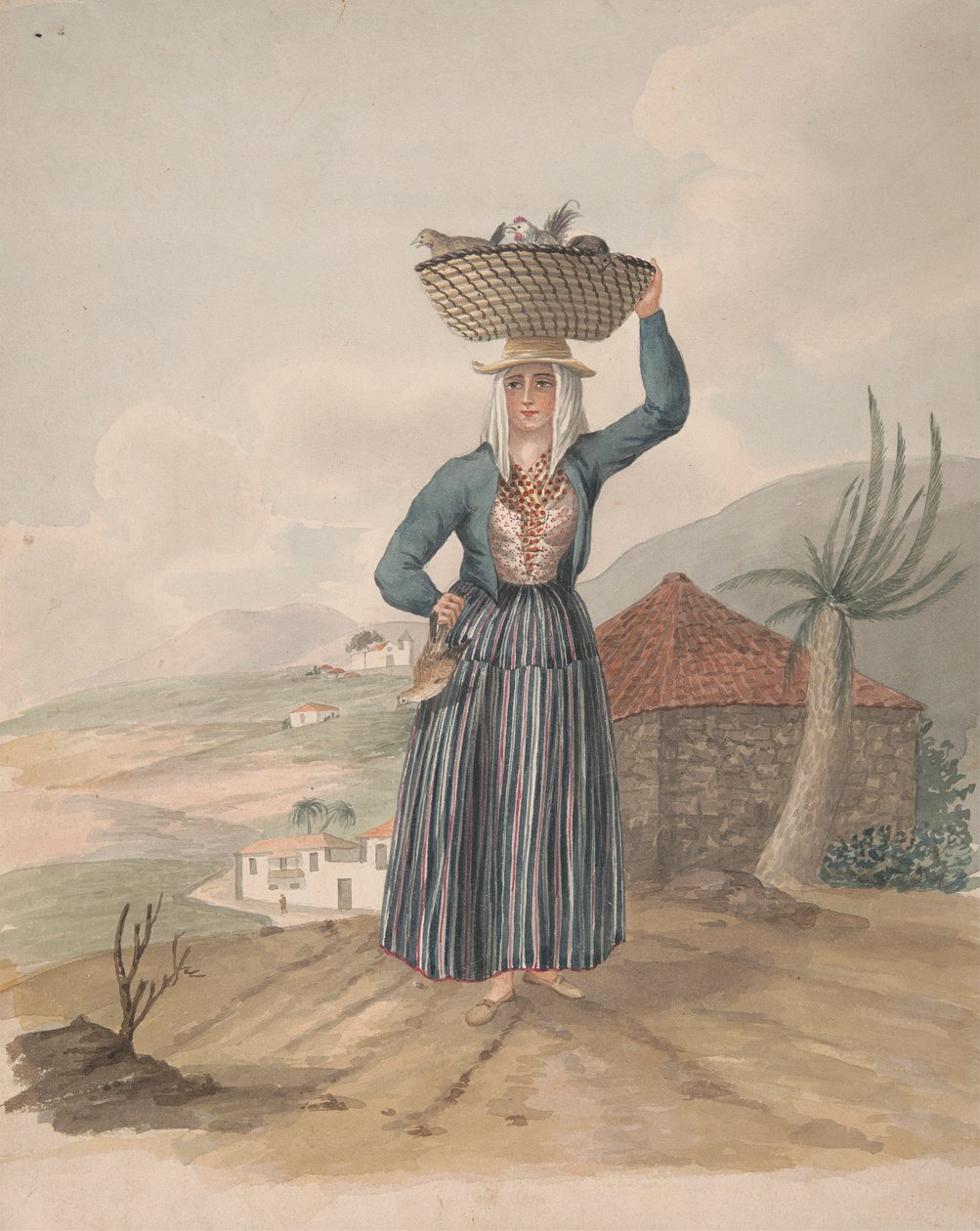 Kvinna från Victoria, Teneriffa av Alfred Diston