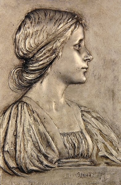 My Queen Pure (brons) av Alfred Drury