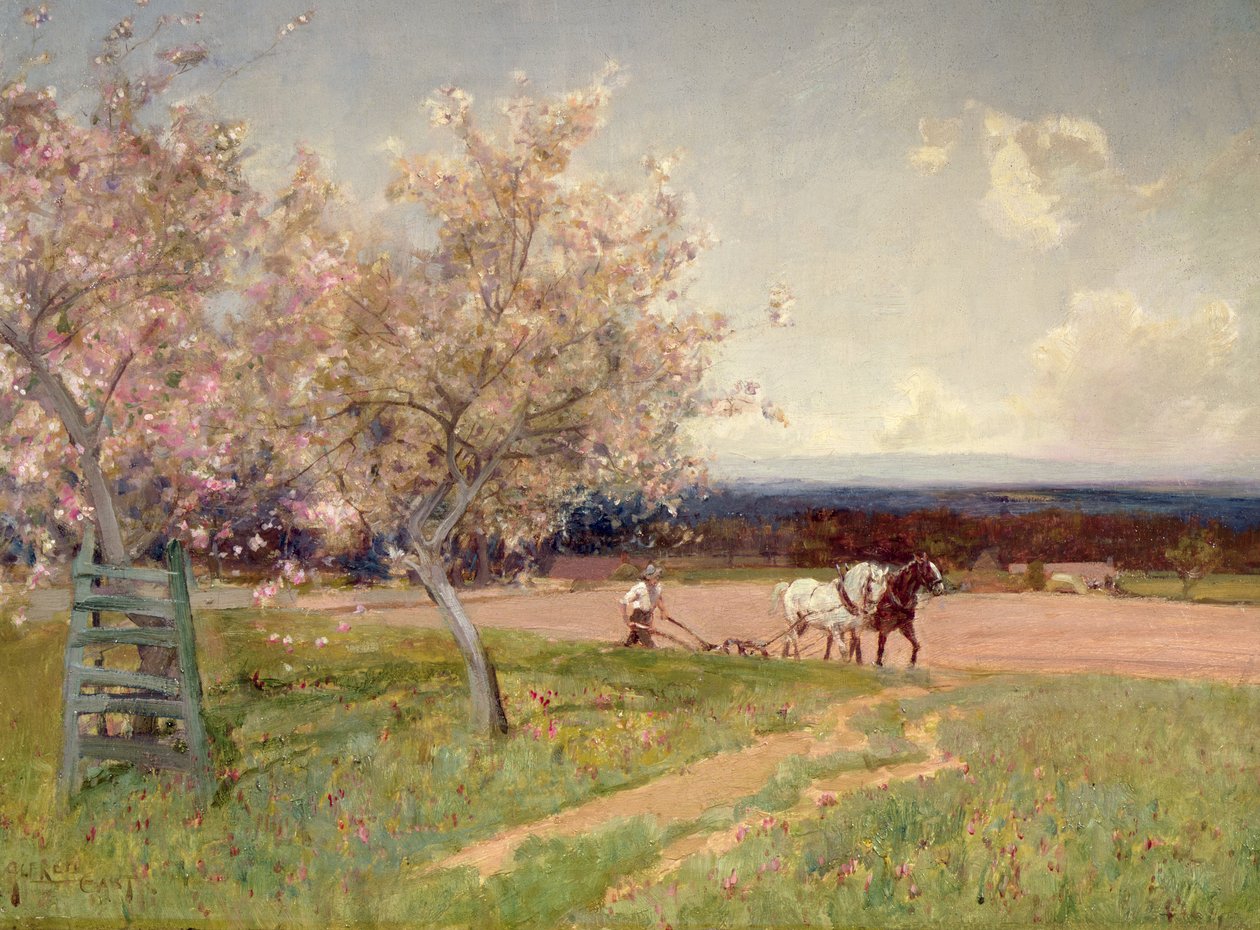 Plöjning av Alfred East