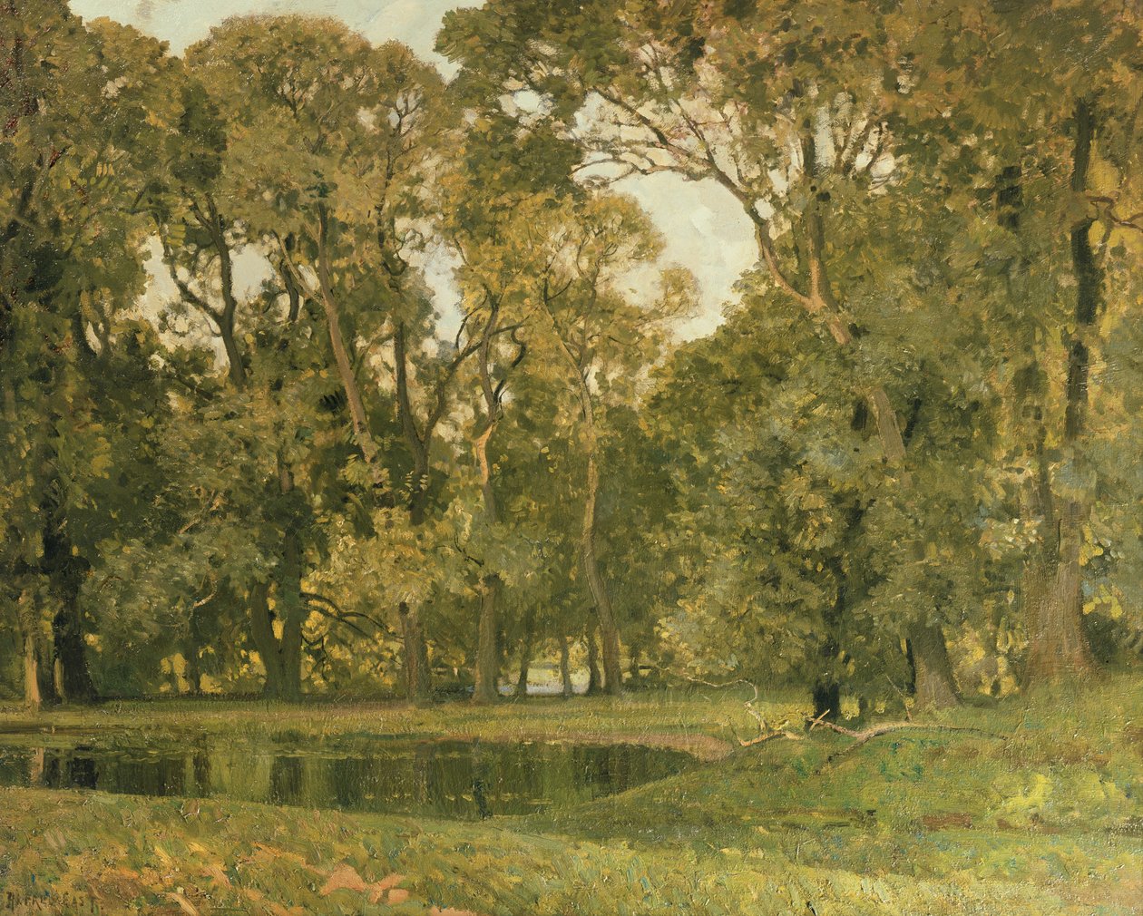 Den gröna poolen av Alfred East
