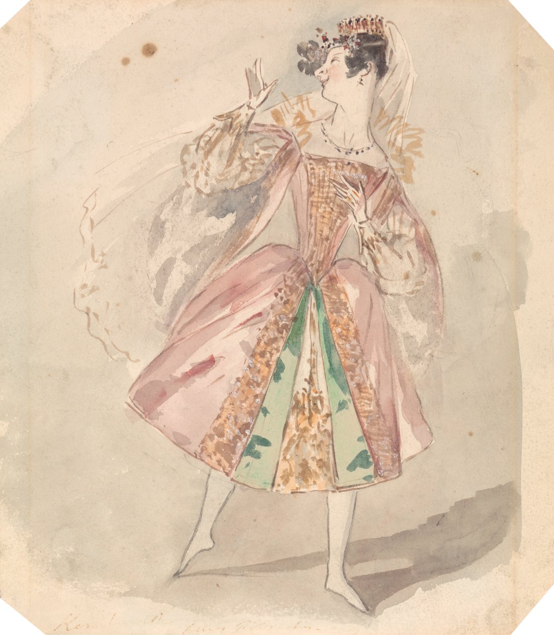 En dansare av Alfred Edward Chalon