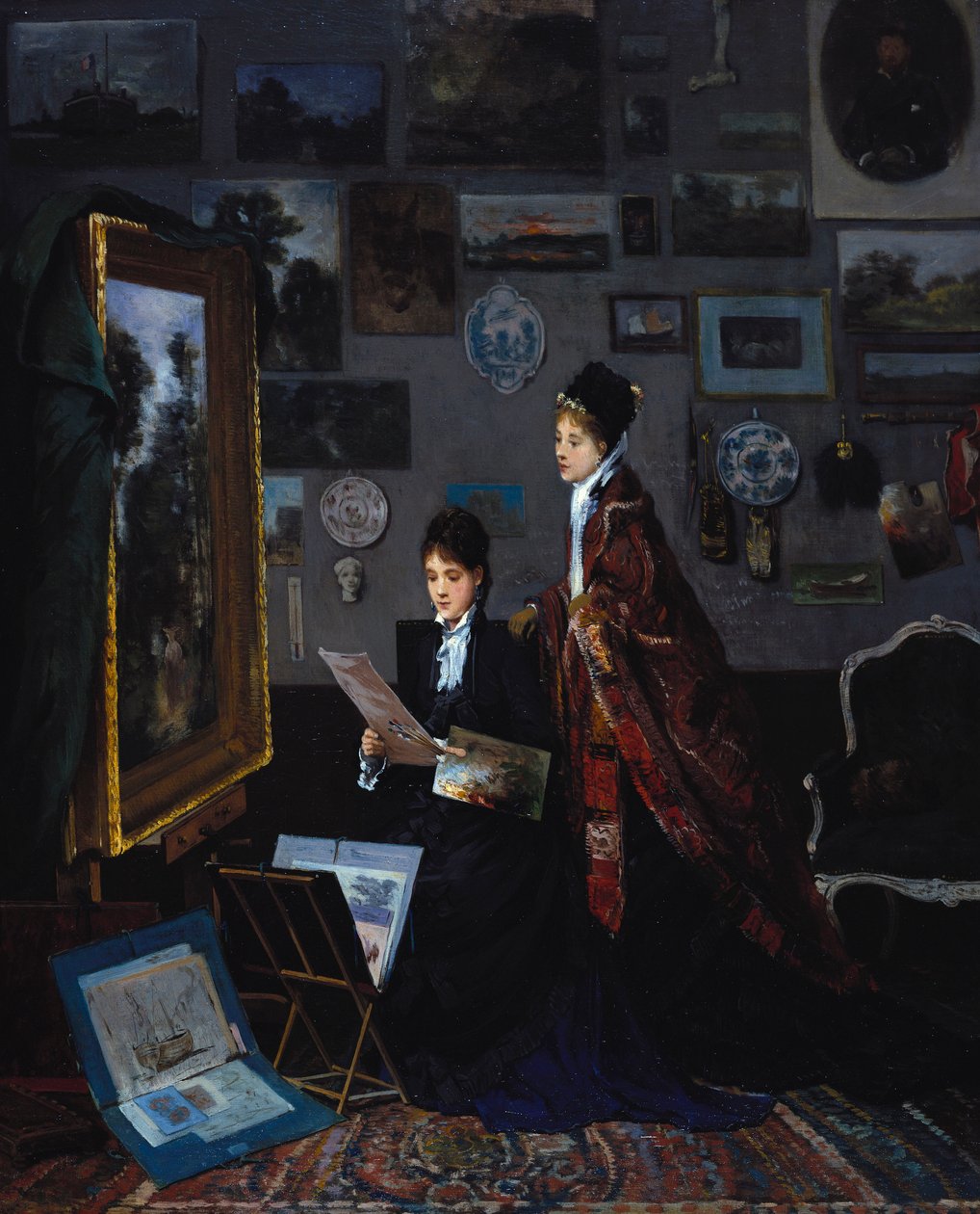 I studion av Alfred Emile Stevens