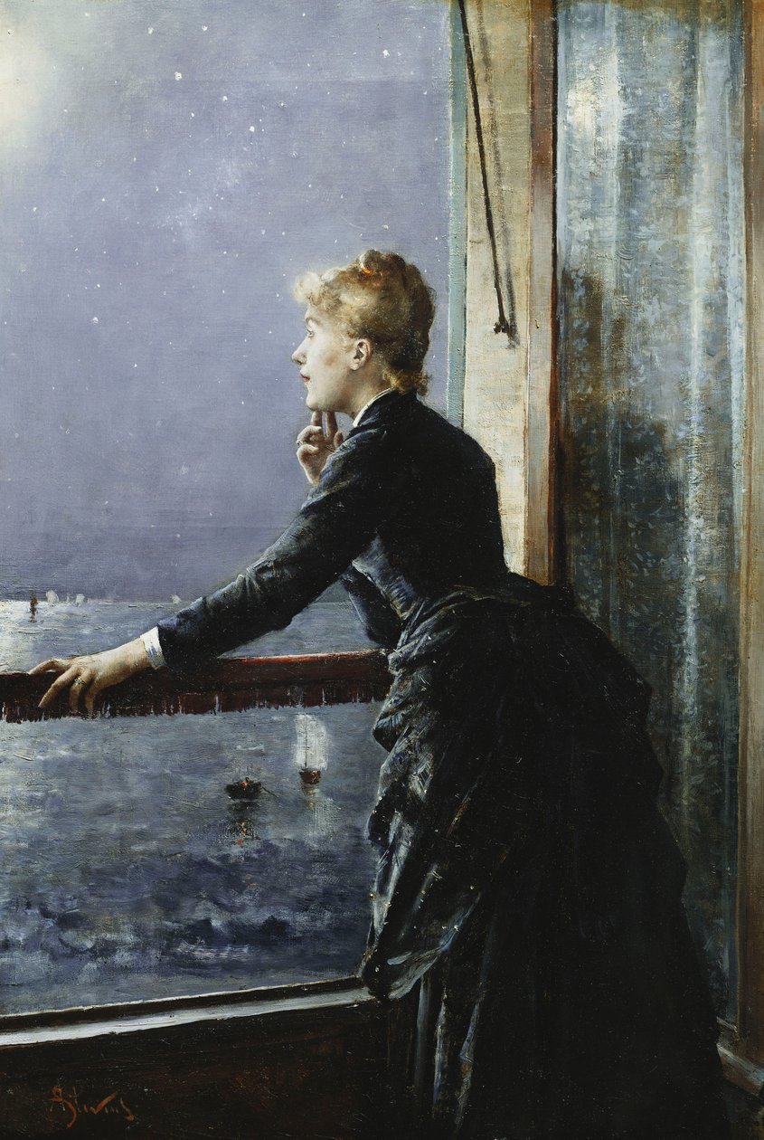 Vintergatan; La Voie Lactee, ca 1885 av Alfred Emile Stevens