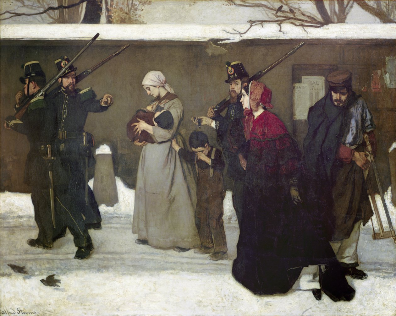 Vad som kallas Vagrancy eller, The Hunters of Vincennes, 1854 av Alfred Emile Stevens