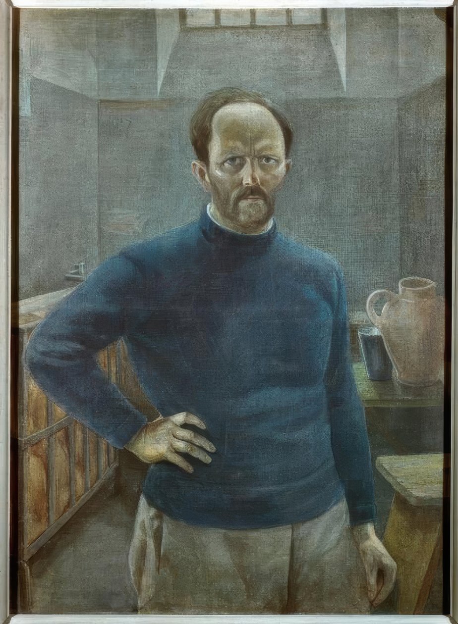 Självporträtt i fängelse av Alfred Frank