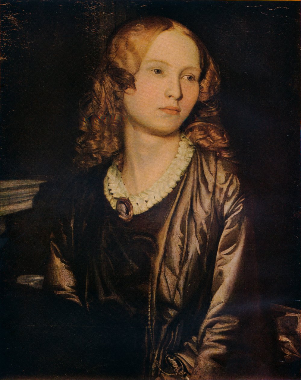 Mary Ann, fru till Leonard Collman, c1854 1931 av Alfred Emile Stevens