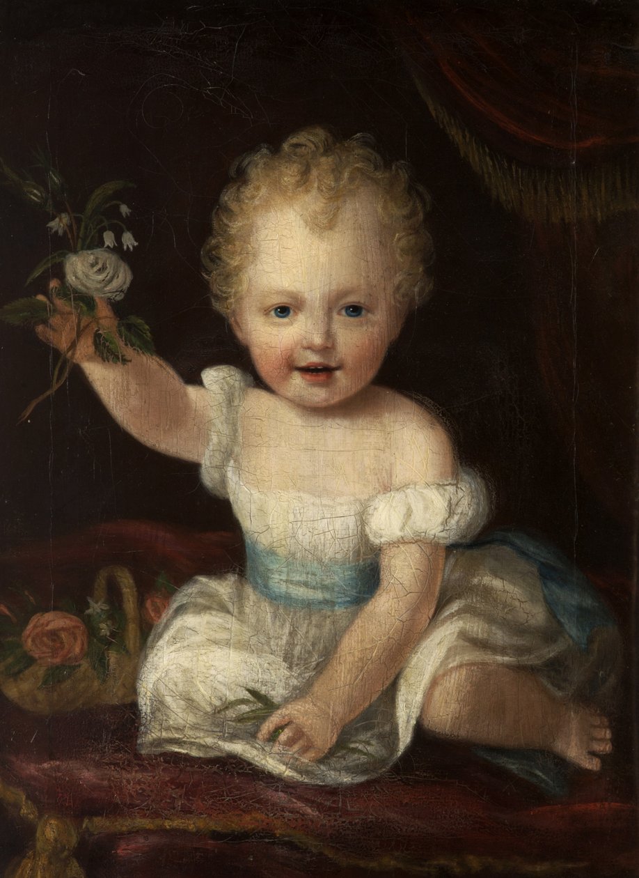 The 3rd Lord de Tabley, två år gammal, c.1837 av Alfred Emile Stevens