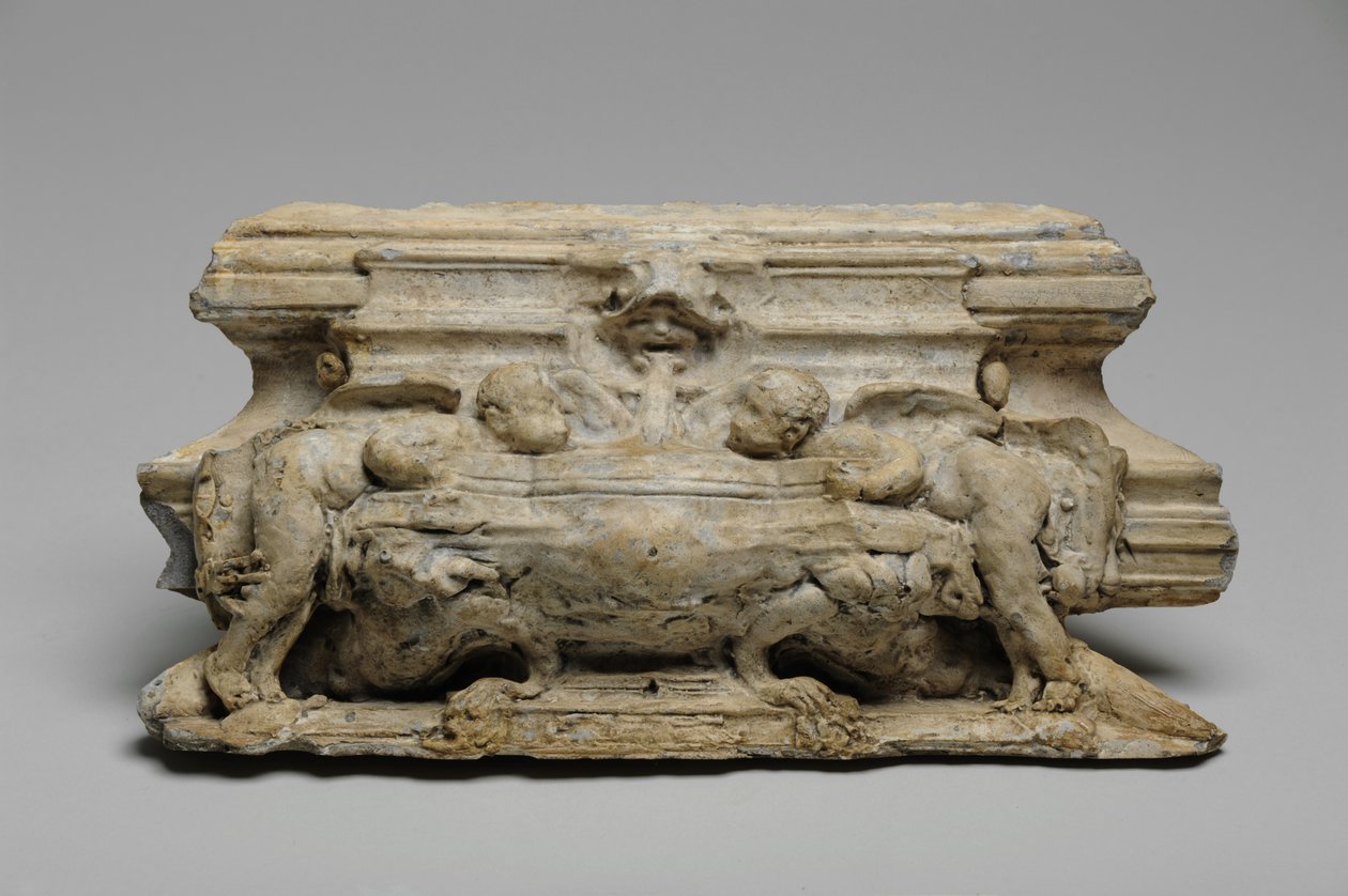 En av 9 maquetter för Sam Wilson Chimneypiece, c.1908-14 av Alfred Gilbert