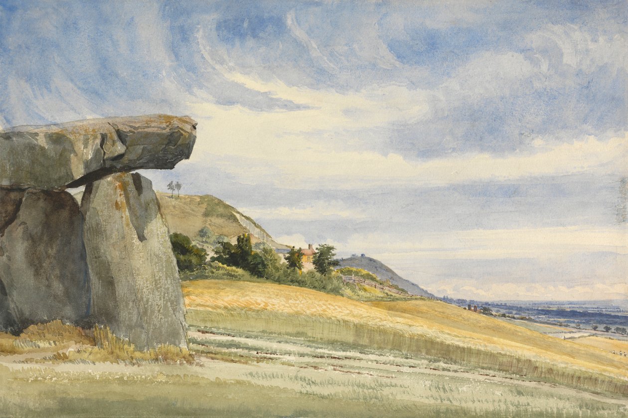 Kits Coty House, nära Maidstone, Kent av Alfred Gomersal Vickers