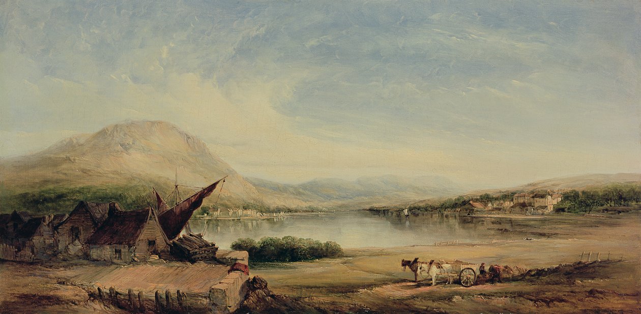 Lakeside View, 1800-talet av Alfred Gomersal Vickers