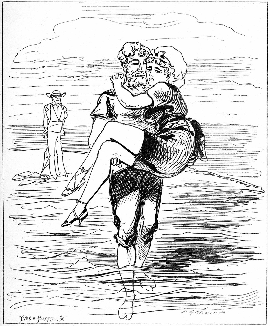 Illustration till "The Spirit of Women" av Alfred Grevin