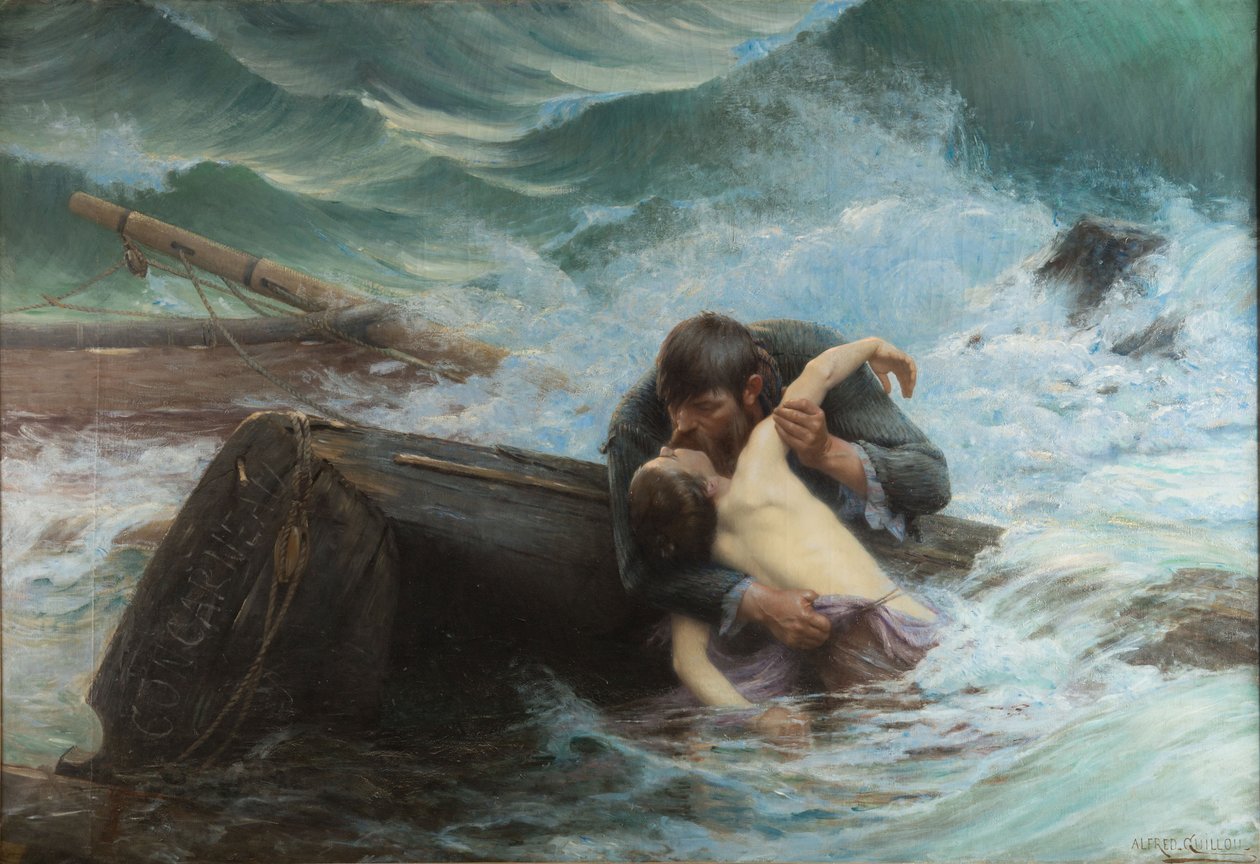 Engelska: Adieu!  Adieu! Adieu! av Alfred Guillou