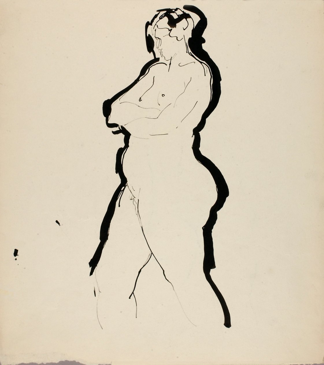 Stående naken av Alfred H. Maurer