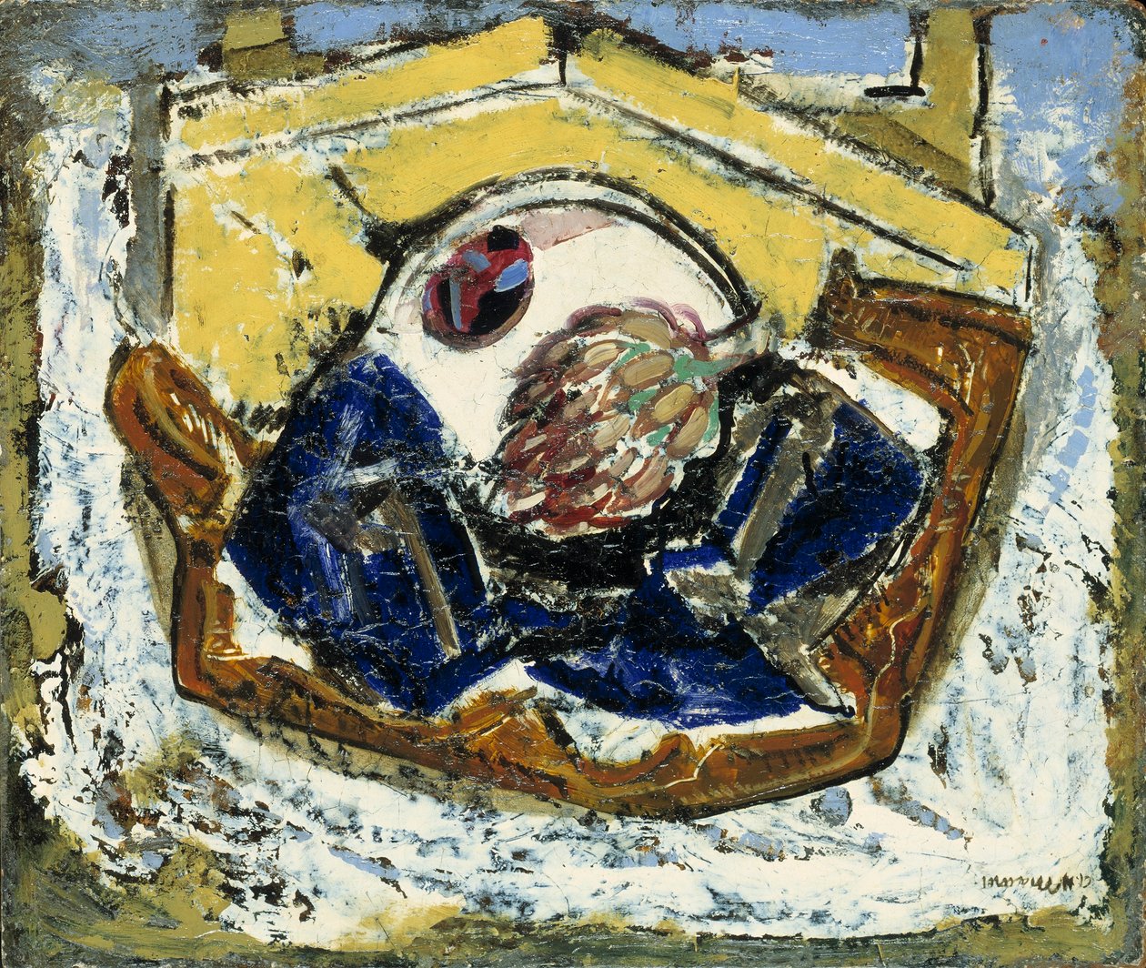 Stilleben med kronärtskocka, II av Alfred H. Maurer