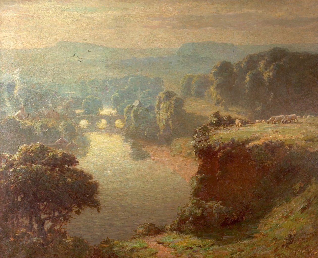 Morgon, Teme Dale, 1908 av Alfred Hartley