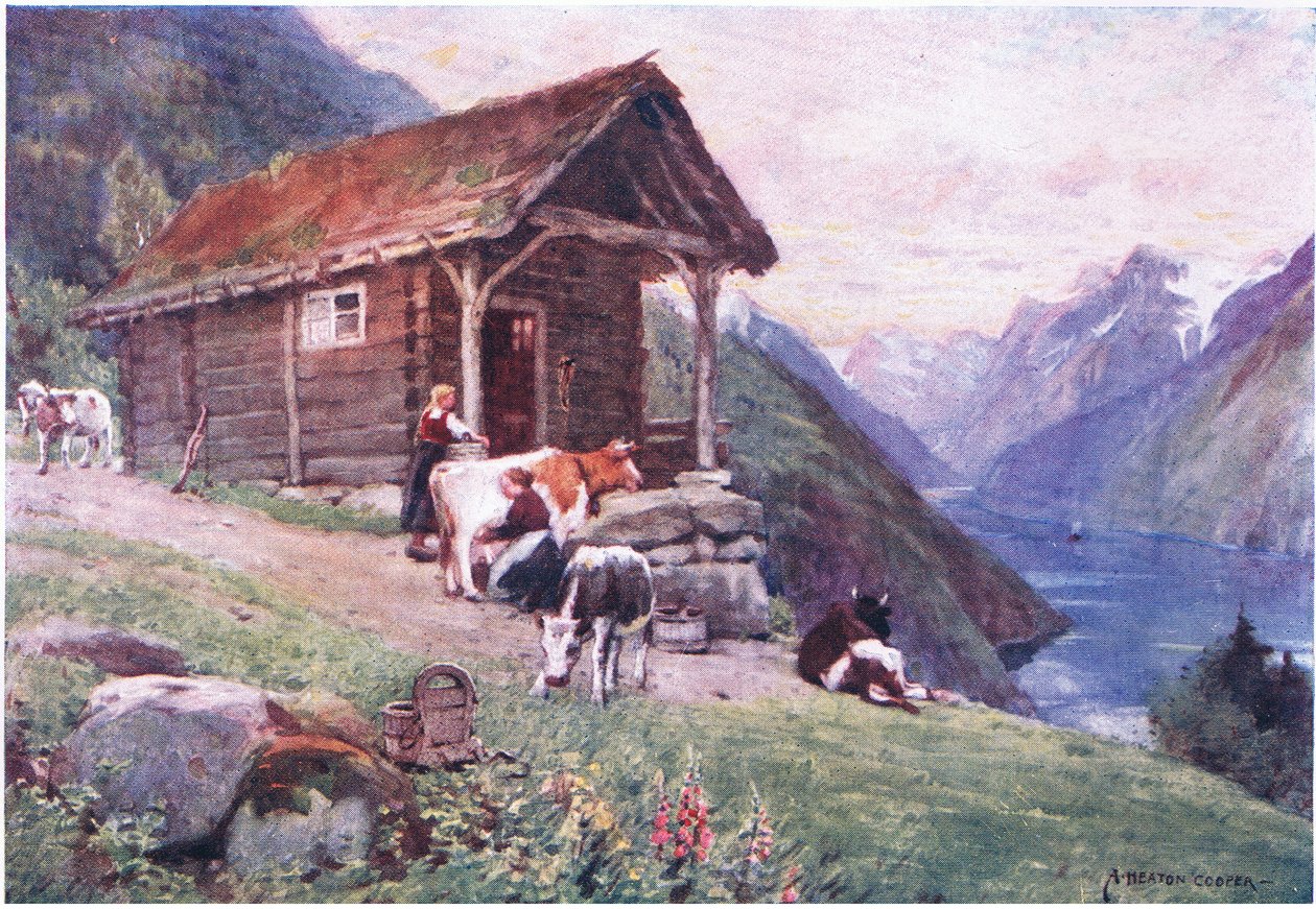 A Saeter av Alfred Heaton Cooper