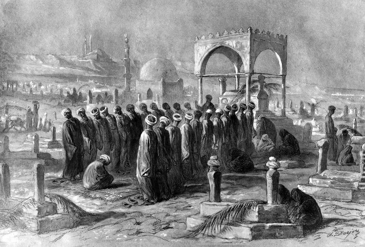 Muslimer, Egypten, 1872 av Alfred Henri Darjou