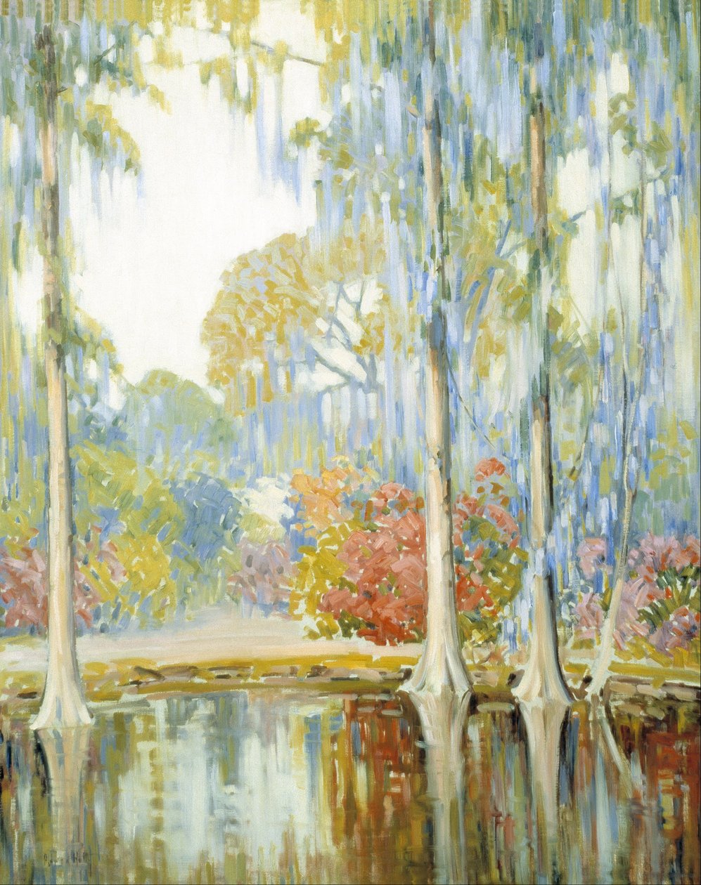 Magnolia trädgårdar av Alfred Hutty