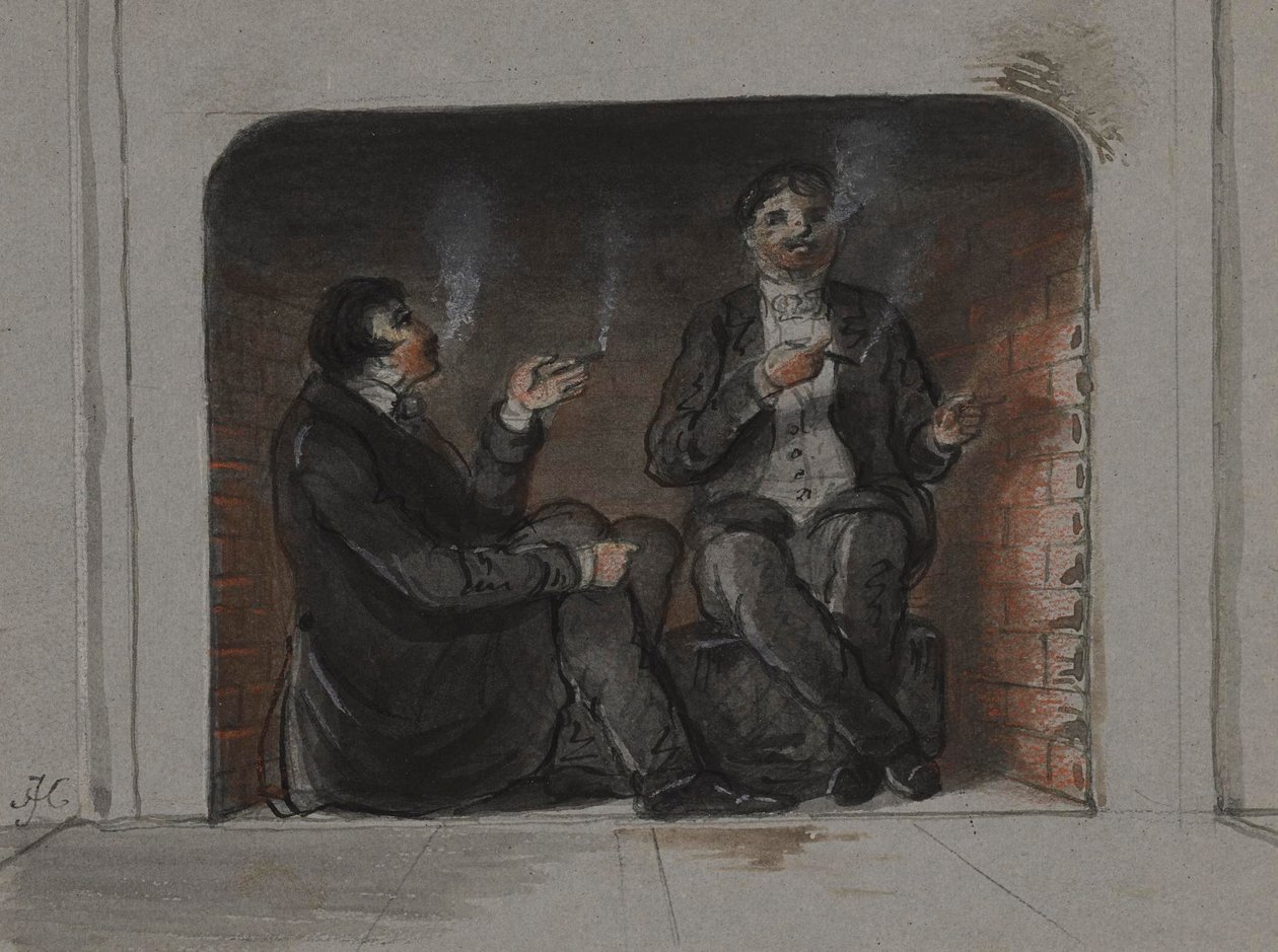 Cigarrökare av Alfred Jacob Miller