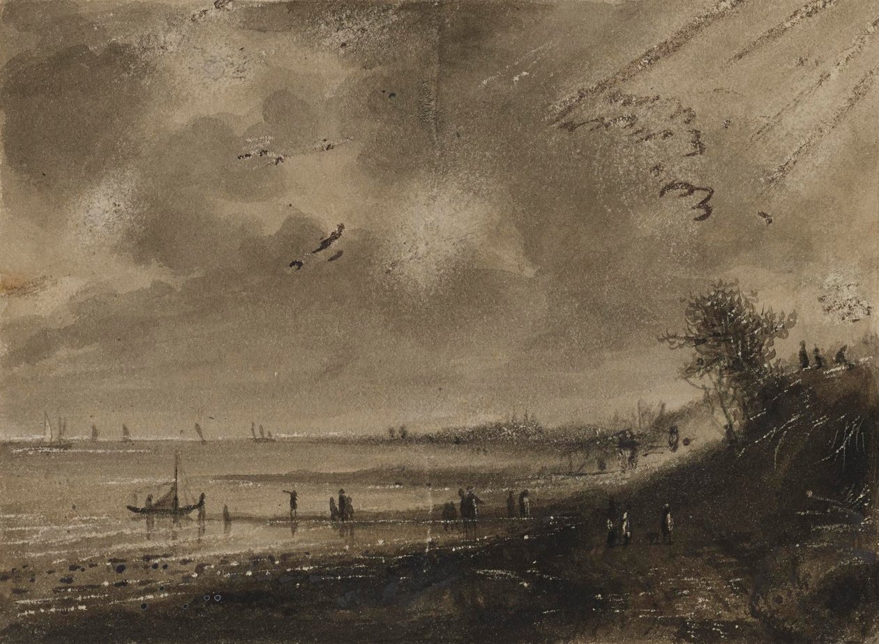 Kustscen av Alfred Jacob Miller