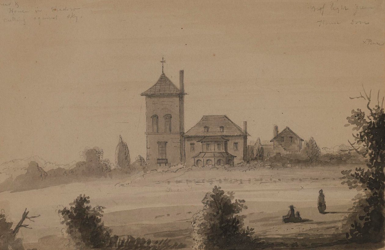 Reverdy Johnsons lantgård av Alfred Jacob Miller