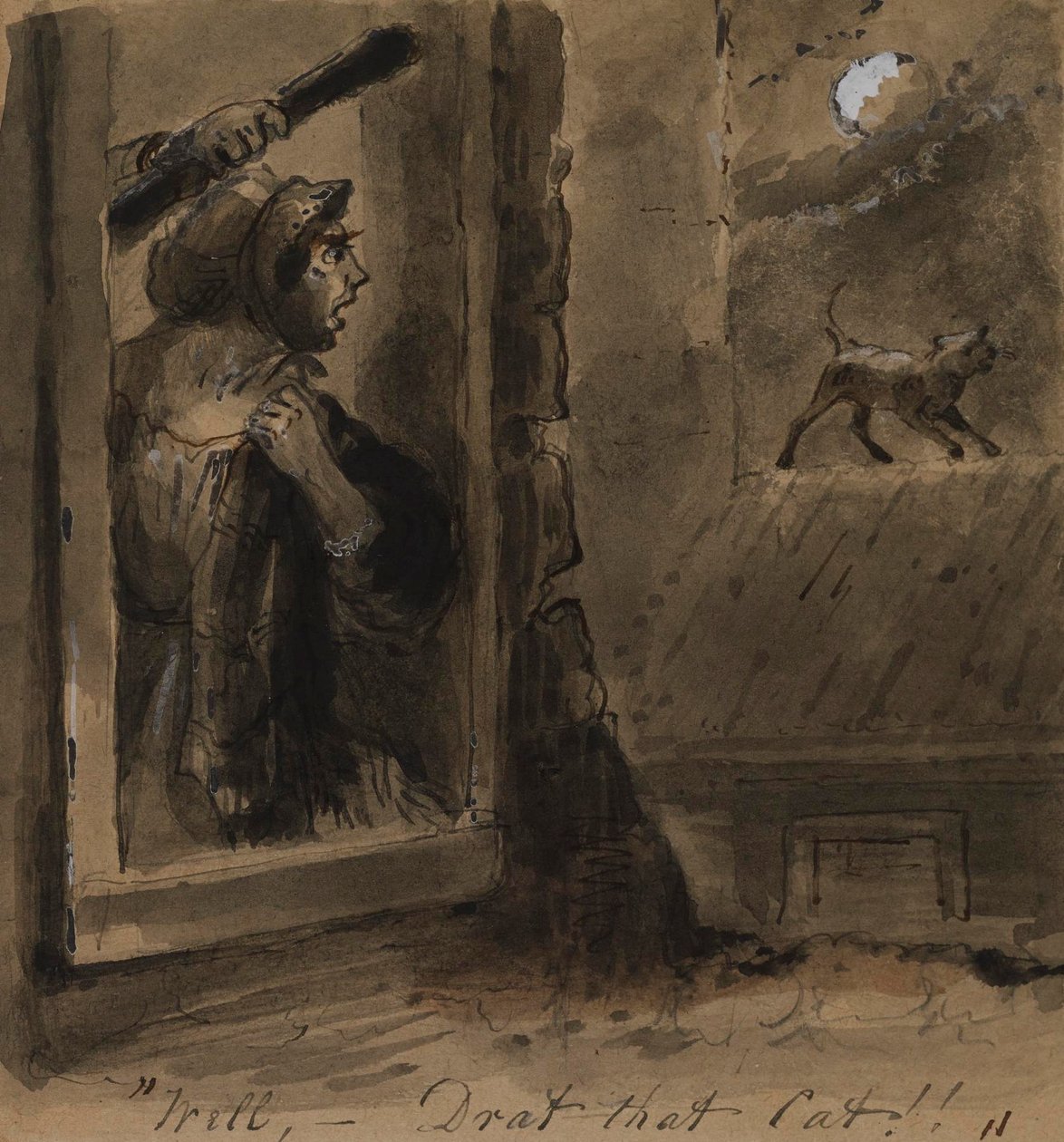 Den där katten, för tusan! av Alfred Jacob Miller