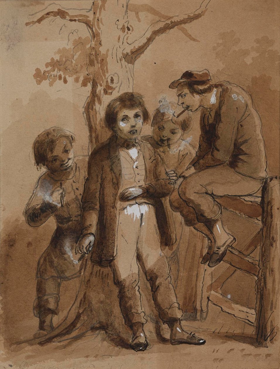 Berusade Sam av Alfred Jacob Miller