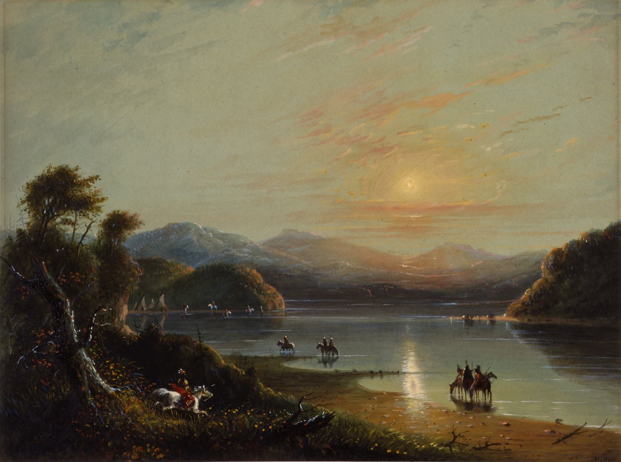 Green River (Oregon) av Alfred Jacob Miller