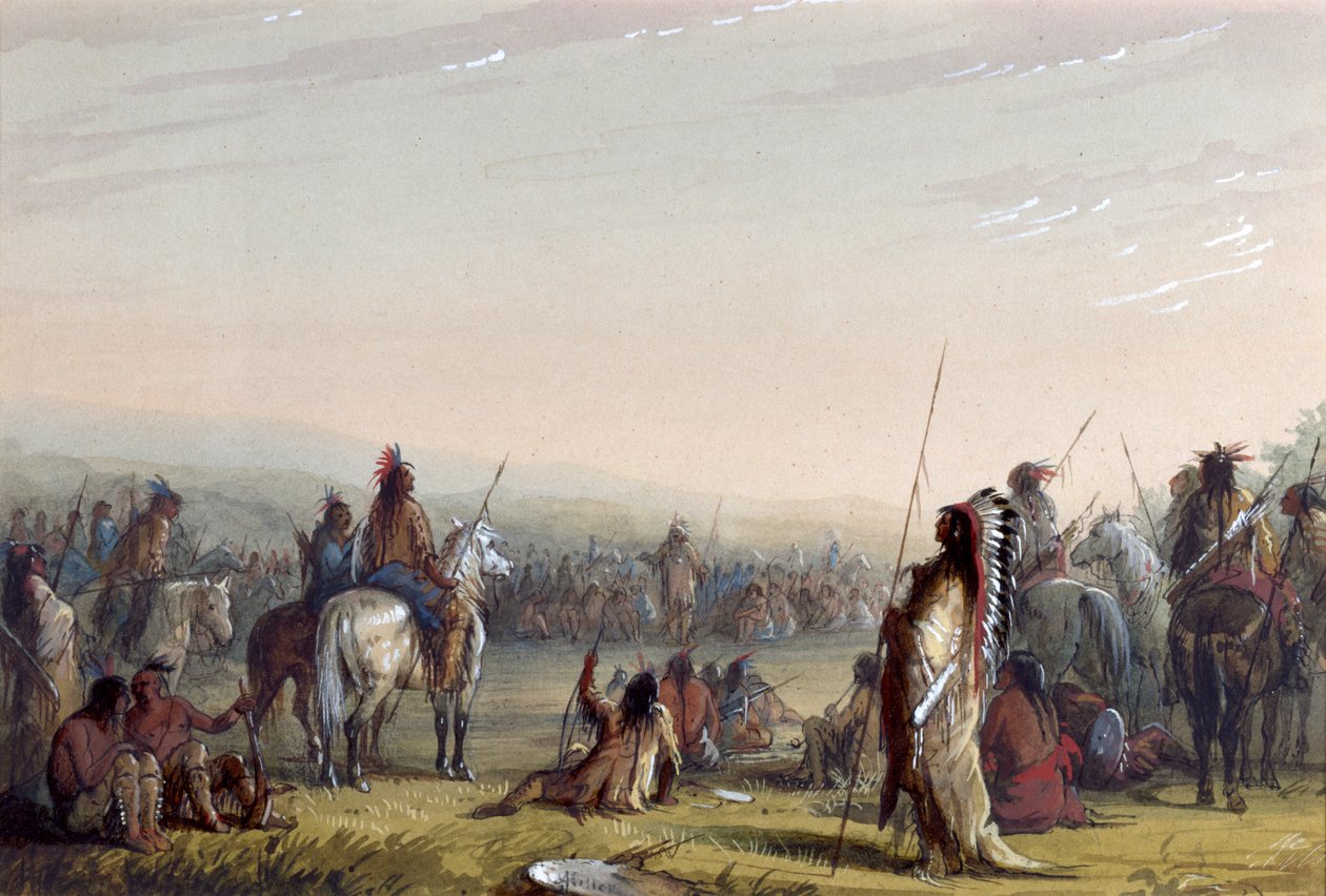 Indiska rådet av Alfred Jacob Miller