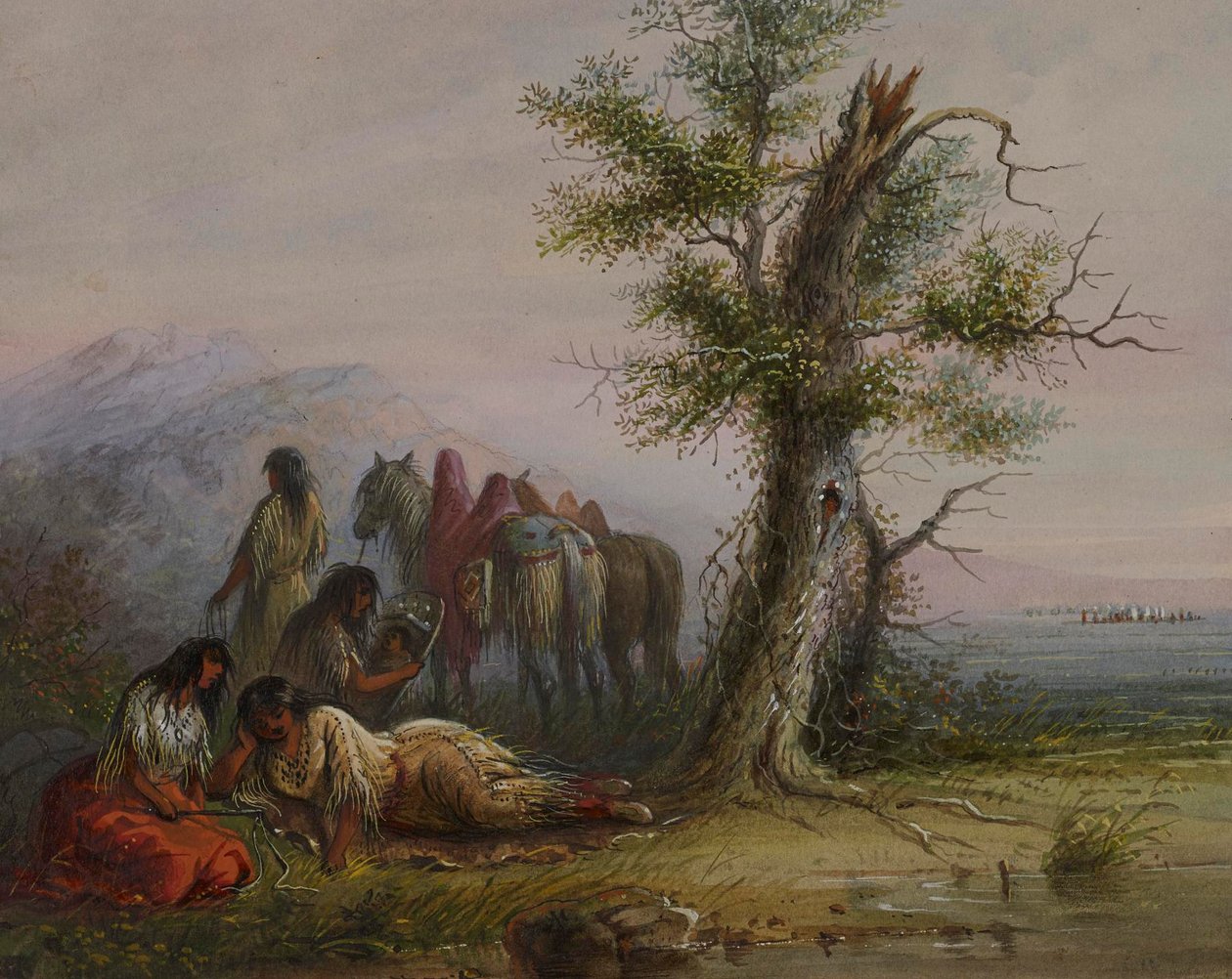 Indiankvinnor av Alfred Jacob Miller