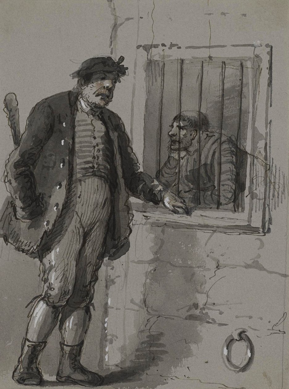 Irländskt gräl av Alfred Jacob Miller