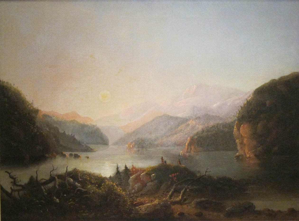 "Lake in the Wind River Country" av Alfred Jacob Miller, Cincinnati av Alfred Jacob Miller