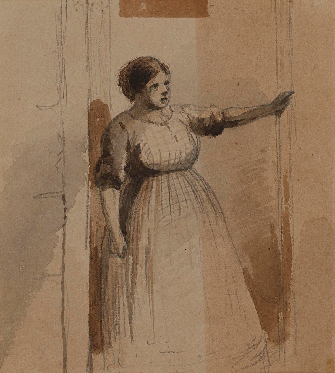 Milly Ye – Skiss från Cook Street av Alfred Jacob Miller
