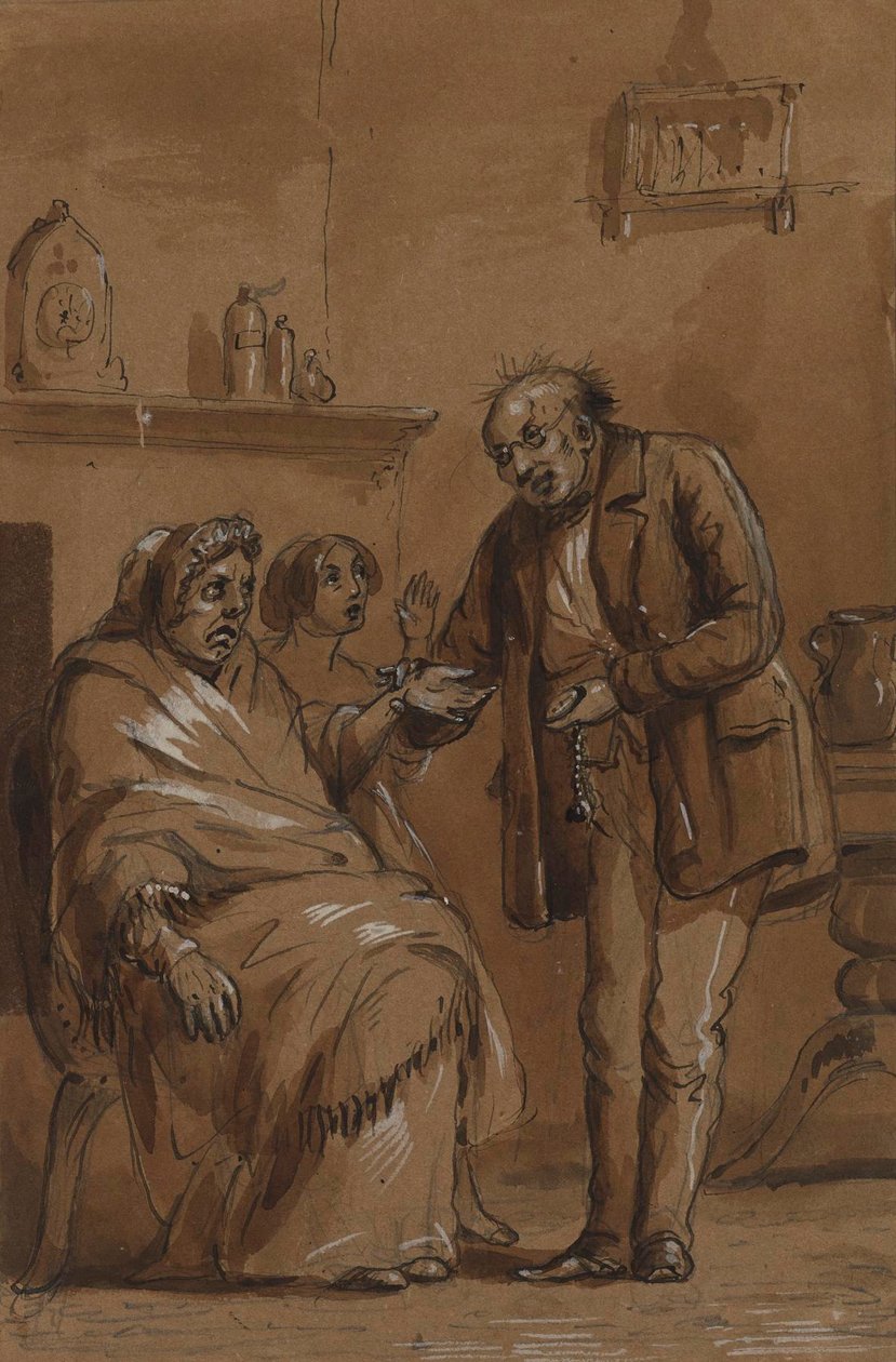 Nå, doktor, var snäll och säg det till mig av Alfred Jacob Miller