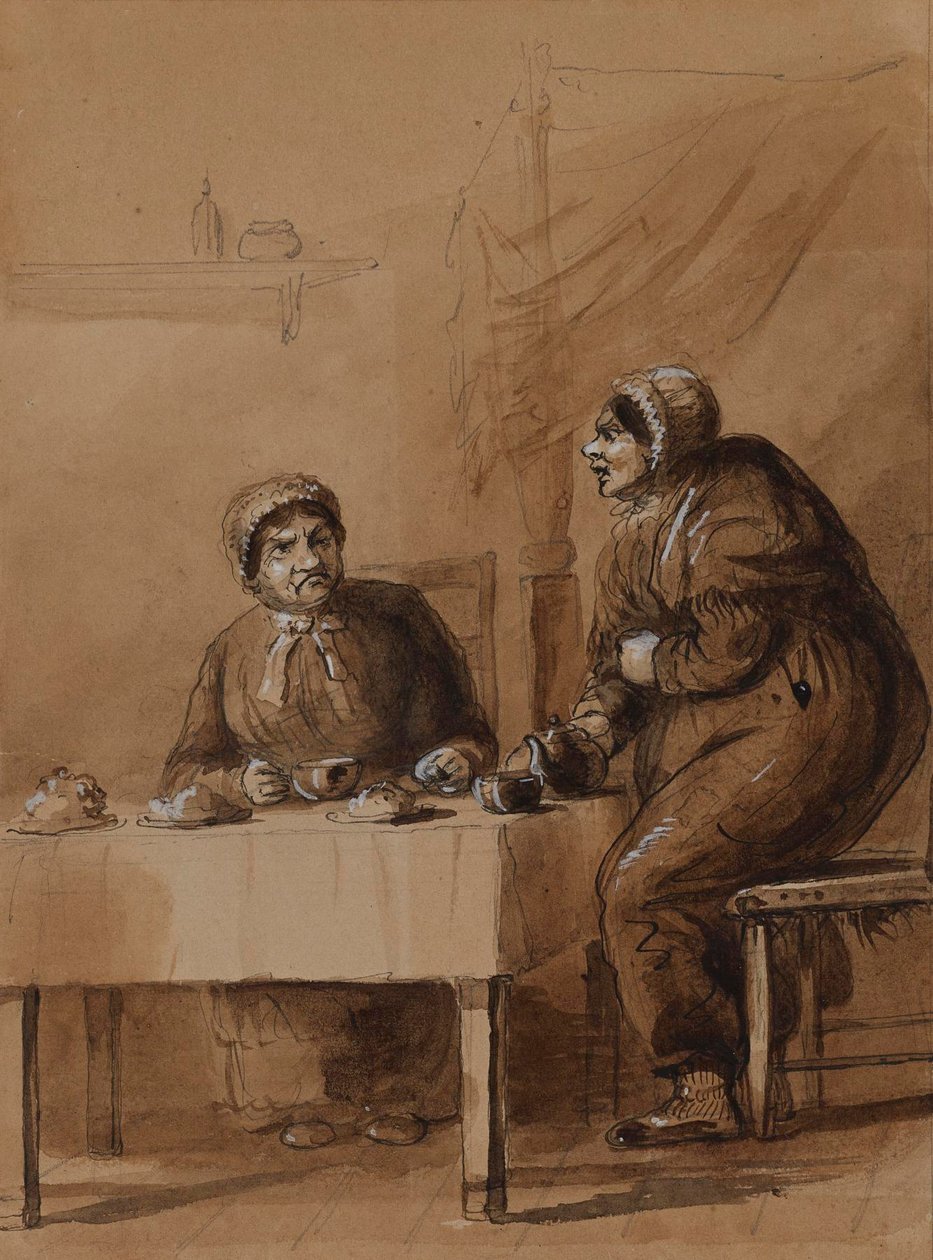 Sairey Gamp och Betsy Prig av Alfred Jacob Miller