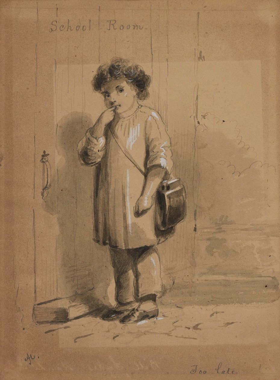 Skolrum av Alfred Jacob Miller