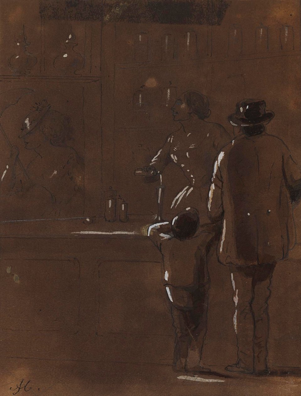 Apotekerskan av Alfred Jacob Miller