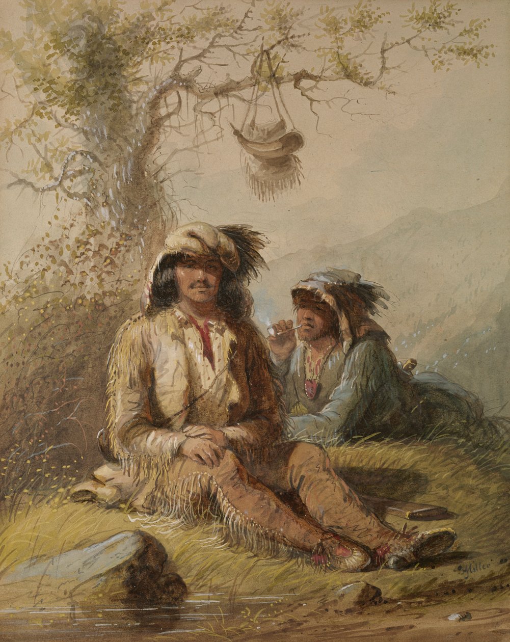 Pälsjägare av Alfred Jacob Miller