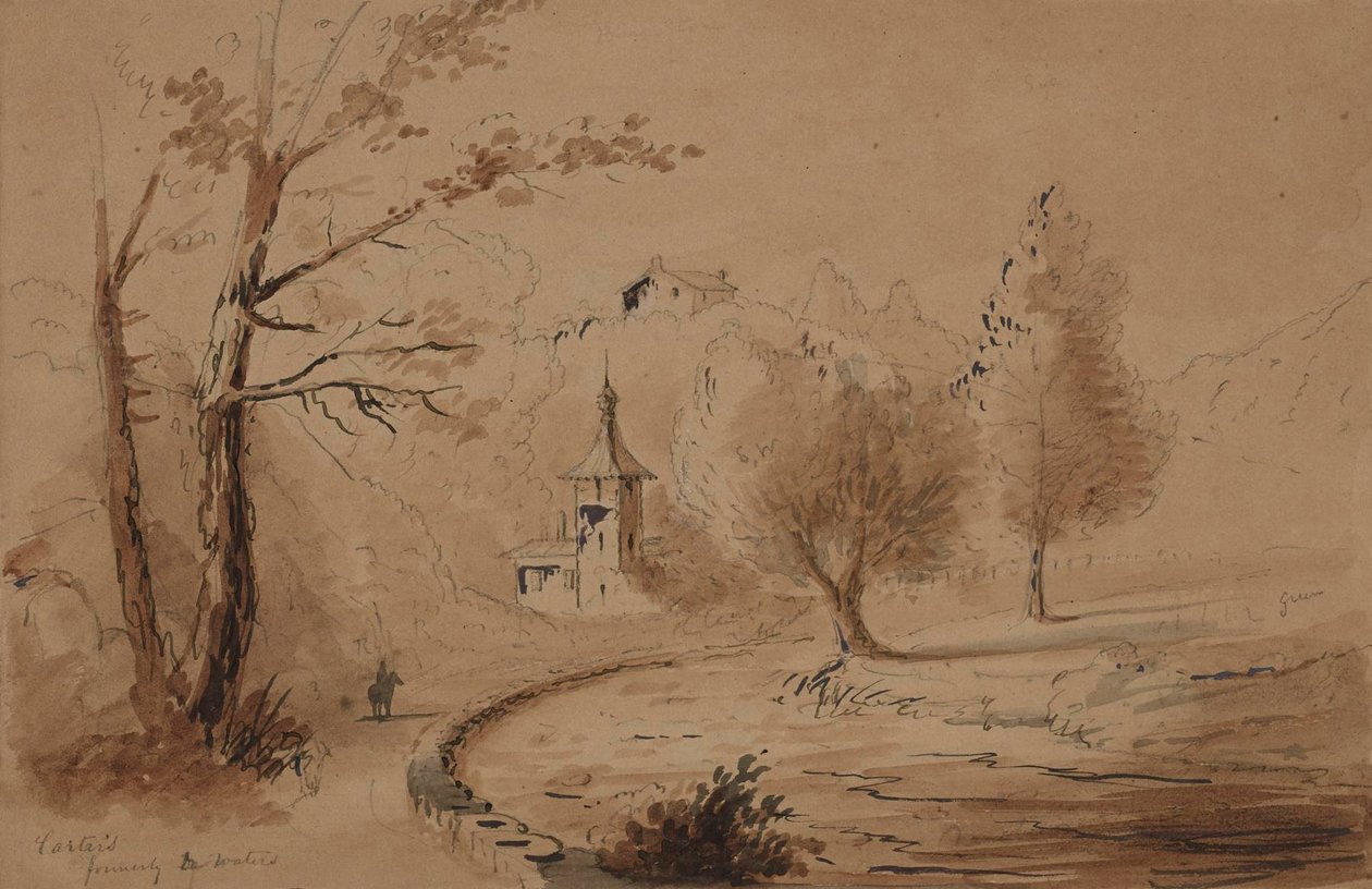 Vy över en egendom av Alfred Jacob Miller