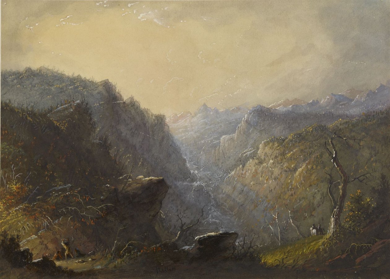 Vild natur (Att göra en cache) av Alfred Jacob Miller