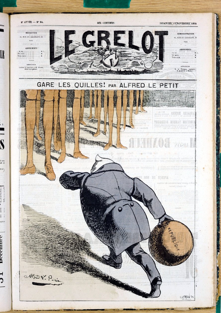 Omslag till ""Le Grelot"", nummer 84, Satirical in Colors av Alfred Le Petit